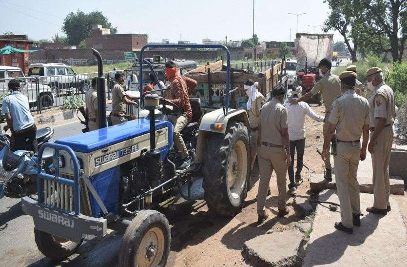 Police Chakravyuh on Gravel: Mafia broke somewhere and caught बजरी पर पुलिस चक्रव्यूह: कहीं तोड़ा, तो कहीं दबोचे गए माफिया