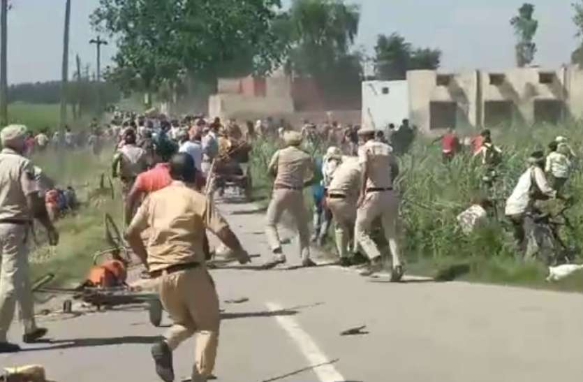 Police lathicharge on Mirgrant labourers खाने को रोटी नहीं.. पुलिस डंडे मारती है.. अब नहीं आएंगे पंजाब