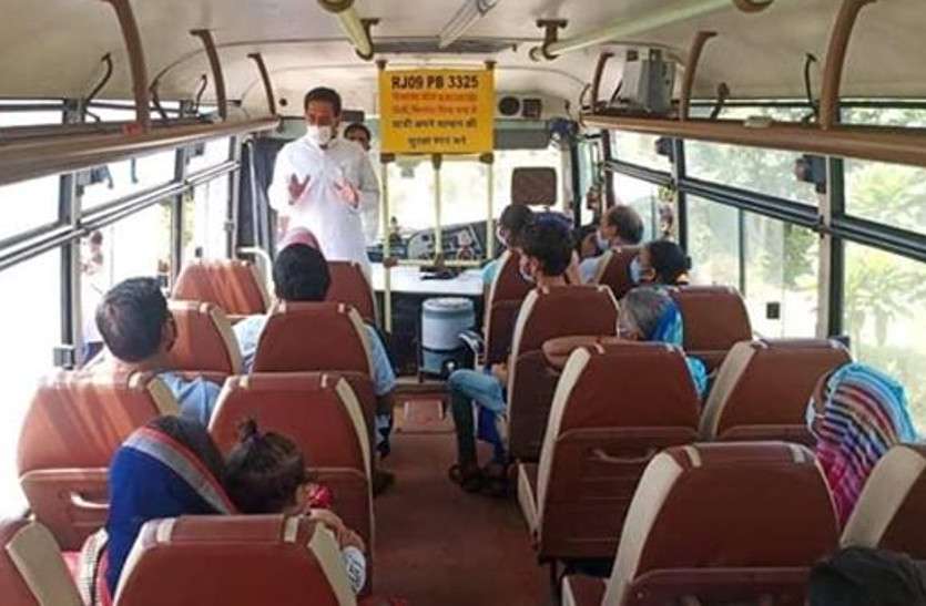 nimbahera coronavirus in chittorgarh कोरोना हॉटस्पॉट बने निम्बाहेड़ा से आई अच्छी खबर, 51 संक्रमित स्वस्थ होकर पहुंचे घर