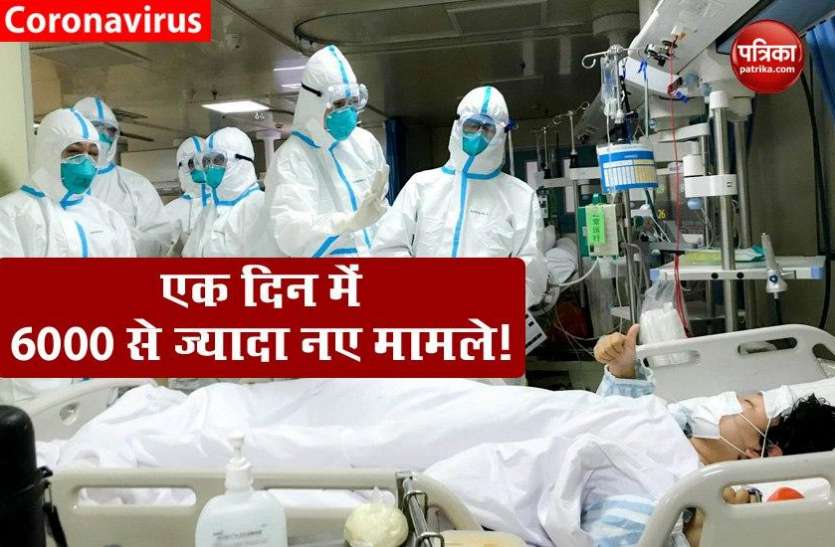 corona.jpg Coronavirus: एक दिन में कोरोना संक्रमितों की संख्या में बड़ा उछाल, 6 हजार से ज्यादा नए मामले आए सामने