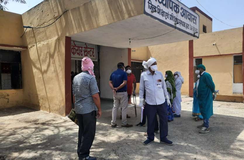 Now 9 corona patients become in the district रसीलपुर की महिला की कांटेक्ट हिस्ट्री बढ़ी