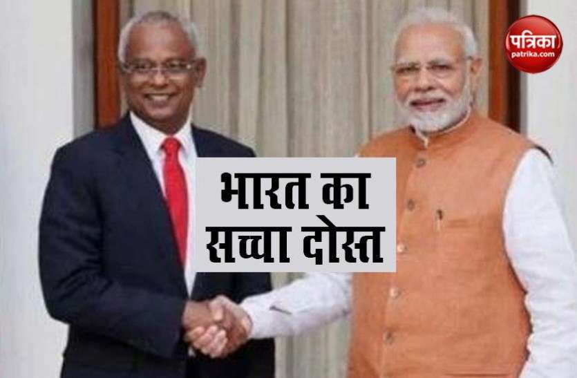 PM Modi and President of Malvies इस्लामिक मुल्कों में भारत का सच्चा दोस्त मालदीव, कश्मीर से लेकर हर मुद्दे पर दिया साथ