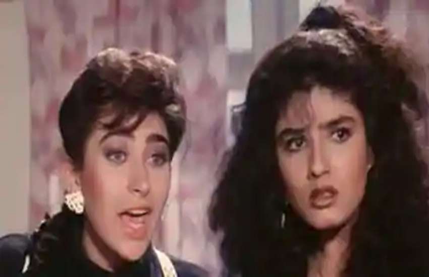 raveena tandon and karishma kapoor catfight