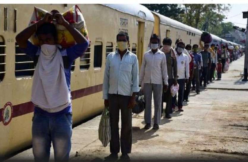 shramik_trains न्यू जलपाईगुडी के लिए 1130 श्रमिकों को लेकर ट्रेन रवाना