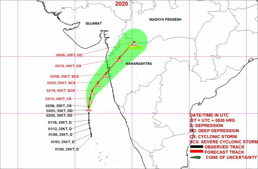 cyclone nisarga hits maharashtra