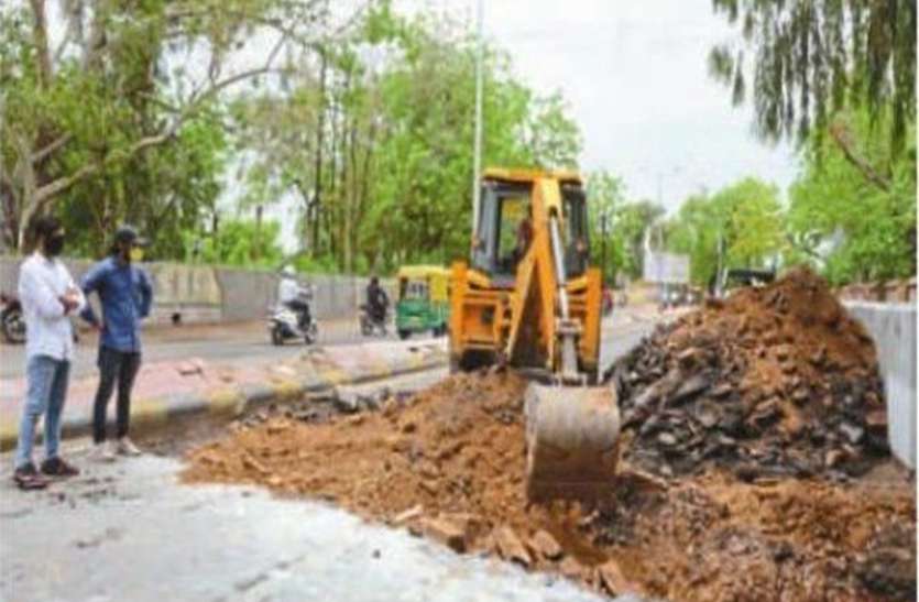 delay in orders for jodhpur nagar nigam's work in raining season कोरोना साइड इफेक्ट : इस साल भी मानसून में फिर भरेगा जोधपुर की सड़कों पर पानी