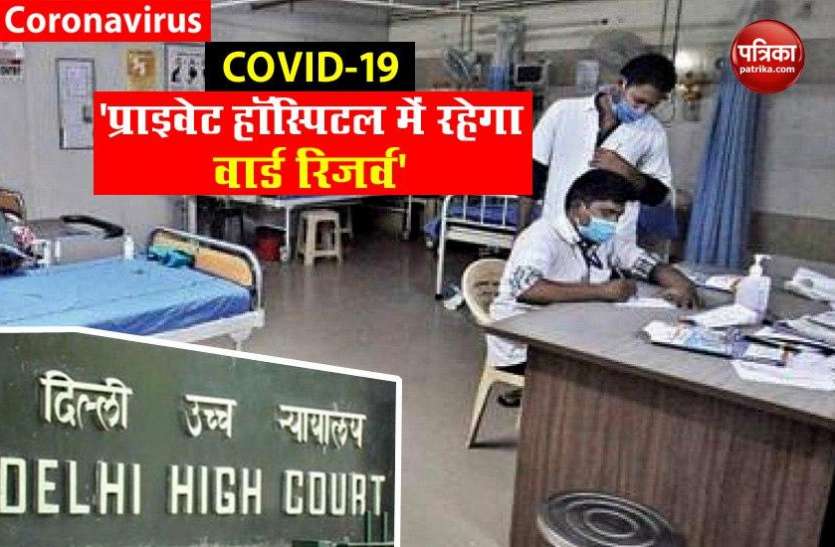 Delhi High Court Rejects Plea Against Delhi Government order COVID-19: Delhi के निजी हॉस्पिटल में 20 फीसदी वार्ड रिजर्व करने के खिलाफ दायर याचिका खारिज