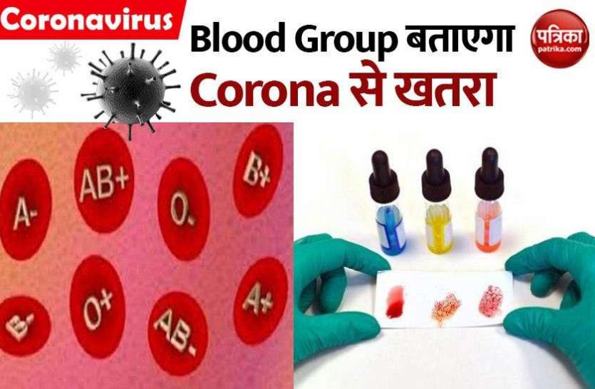 New research on coronavirus अब ब्लड ग्रुप बताएगा कोरोना से खतरा, शोध में हुआ खुलासा