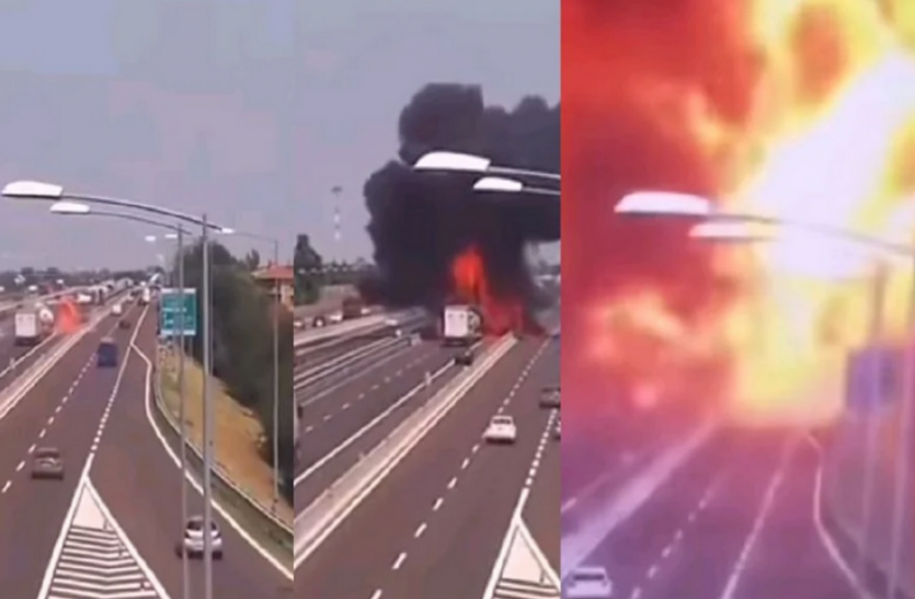 China Blast China: राजमार्ग पर तेल ट्रक में विस्फोट से अब तक 11 की मौत, 117 घायल