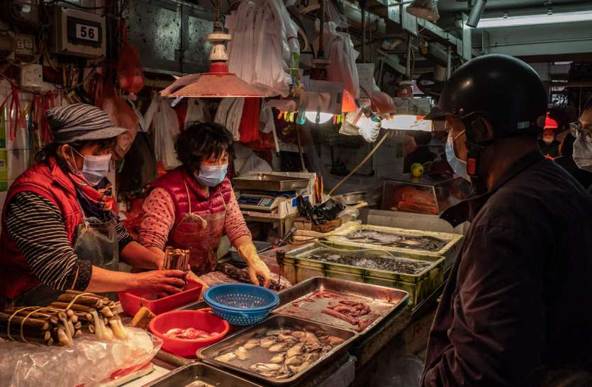 china market चीन की मार्केट से Coronavirus का खतरा मंडराया, 57 नए मामले सामने आए