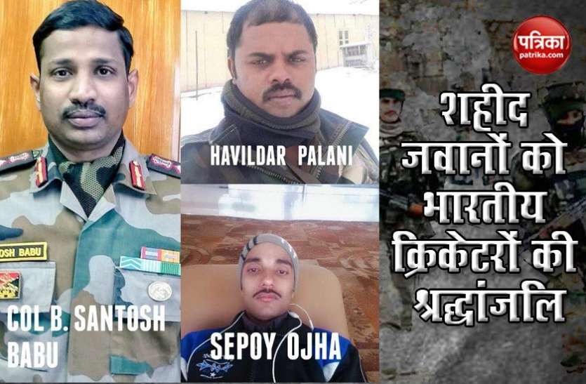 Team india pay tribute martyred Galwan Valley में शहीद सेना के जवानों को Virat, Rohit समेत Team India के क्रिकेटरों ने दी श्रद्धांजलि