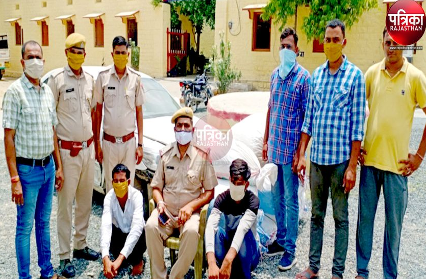छह लाख रुपए का डोडा पोस्त बरामद, दो आरोपी गिरफ्तार छह लाख रुपए का डोडा पोस्त बरामद, दो आरोपी गिरफ्तार