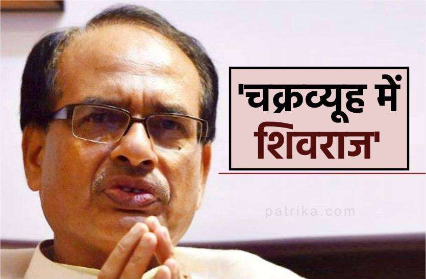 shivraj.jpg काला दिवस पर कांग्रेस बोली- चक्रव्यूह में फंसे शिवराज