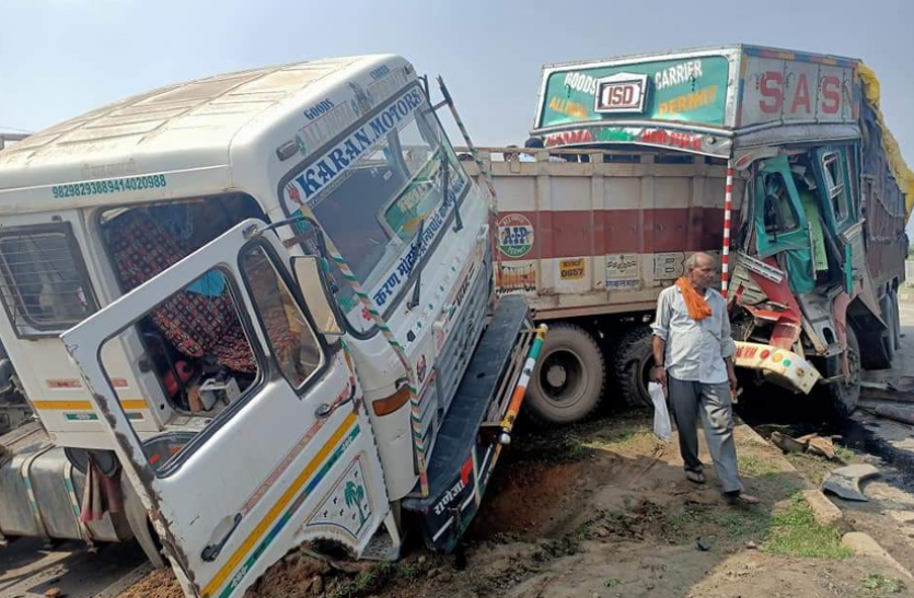 Truck Accident Video In Jabalpur Highway Mp