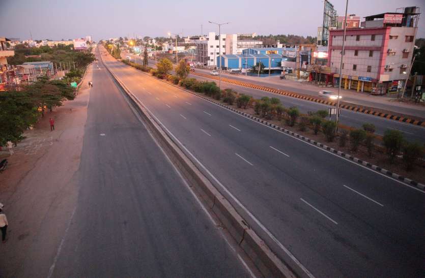 tumkuru_road.jpg बेंगलूरु में आज शाम से 33 घंटे का कर्फ्यू