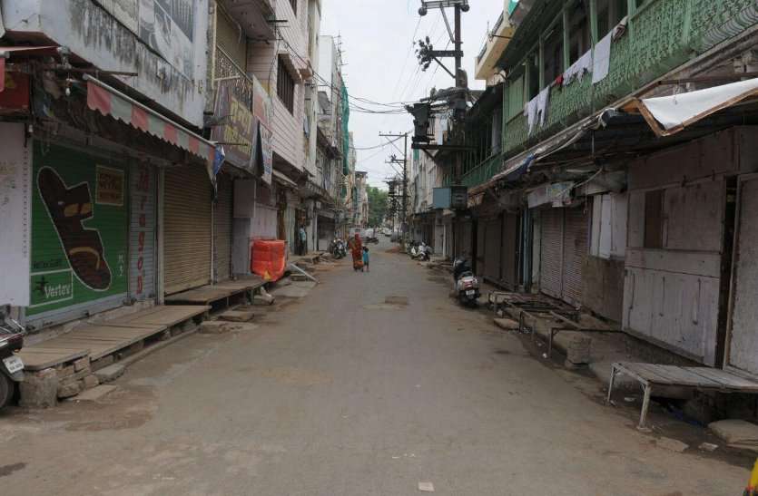 gwalior total lockdown 7 days in mp ग्वालियर में सुबह से ही दिखा टोटल लॉकडाउन का असर, बाजार और मोहल्लों में सन्नाटा