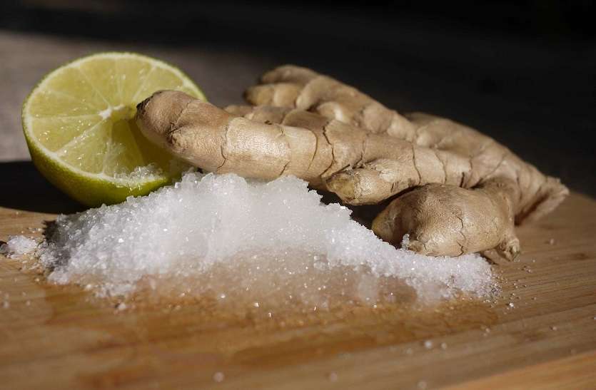 Ginger And Salt Gives Relax In Dry Cough - अदरक-नमक चूसने से सूखी खांसी में आराम | Patrika News
