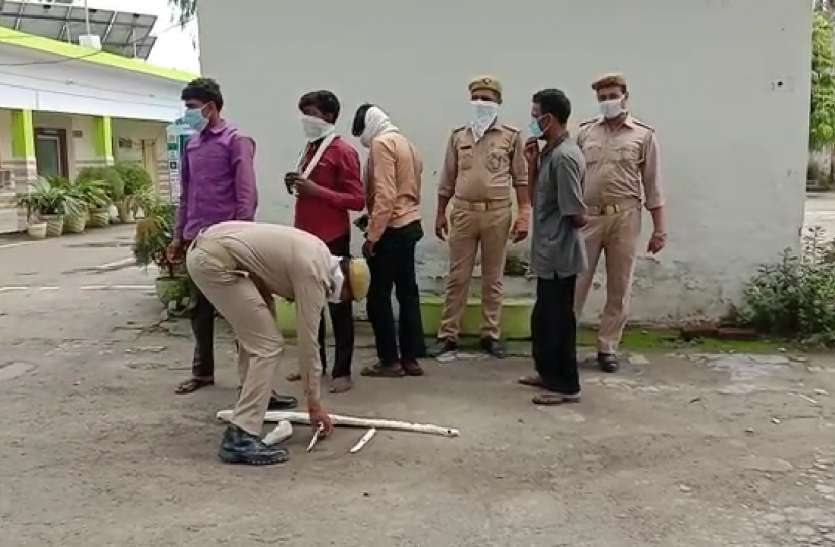 screenshot_20200718_171041.jpg बिजनौर: हिरण का शिकार करने आए चार शिकारी पुलिस के जाल में फंसे