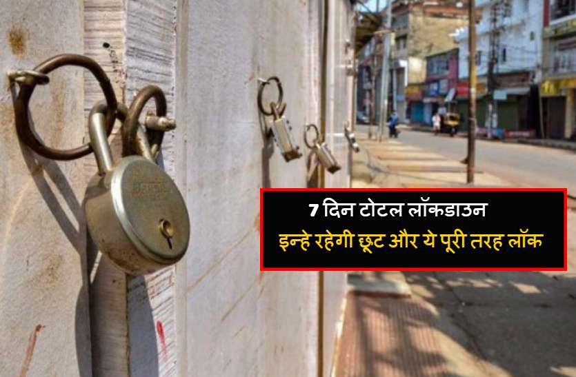 रायपुर और बिरगांव शहर में 7 दिन टोटल लॉकडाउन, सिर्फ इन्हें रहेगी छूट और ये पूरी तरह लॉक रायपुर और बिरगांव शहर में 7 दिन टोटल लॉकडाउन, सिर्फ इन्हें रहेगी छूट और ये पूरी तरह लॉक