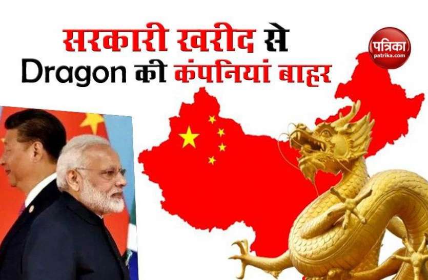 Chinese Companies इंडिया ने ड्रैगन को दिया एक और झटका, अब सरकारी खरीद से चीनी कंपनियां बाहर