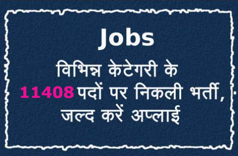 sarkari naukri Sarkari Naukri : बैंक, रेलवे, पुलिस, टीचर और ड्राइवर सहित अन्य के कुल 11408 पदों पर निकली भर्ती, ऐसे करें अप्लाई