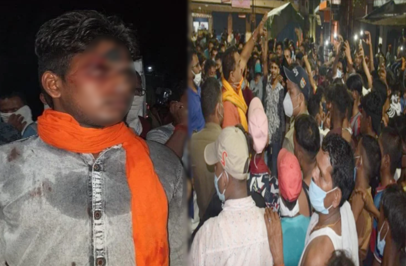 पुलिसकर्मी ने युवक के सिर में घोंप दी चाबी, बिना हेलमेट के चला रहा था बाइक पुलिसकर्मी ने युवक के सिर में घोंप दी चाबी, बिना हेलमेट के चला रहा था बाइक