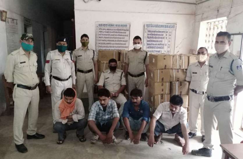 patrika घर में मिला नशीली सिरप का जखीरा, 65 पेटी सिरप सहित इंजेक्शन व गोलियां बरामद