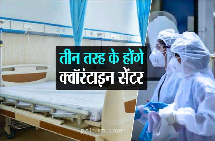 अब तीन तरह के होंगे क्वॉरंटाइन सेंटर, टूरिज्म होटलों में भी होगी व्यवस्था, देनें पड़ेगे इतने पैसे अब तीन तरह के होंगे क्वॉरंटाइन सेंटर, टूरिज्म होटलों में भी होगी व्यवस्था, देनें पड़ेगे इतने पैसे