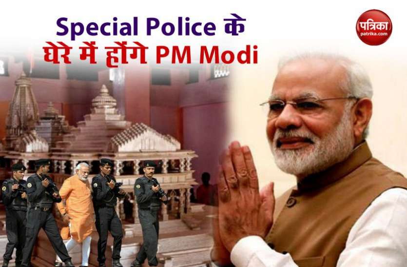 PM Modi Ram Mandir Bhoomi Poojan : अयोध्या में पीएम मोदी के आसपास होगा कोरोना निगेटिव जवानों का घेरा , जानिए क्यों?