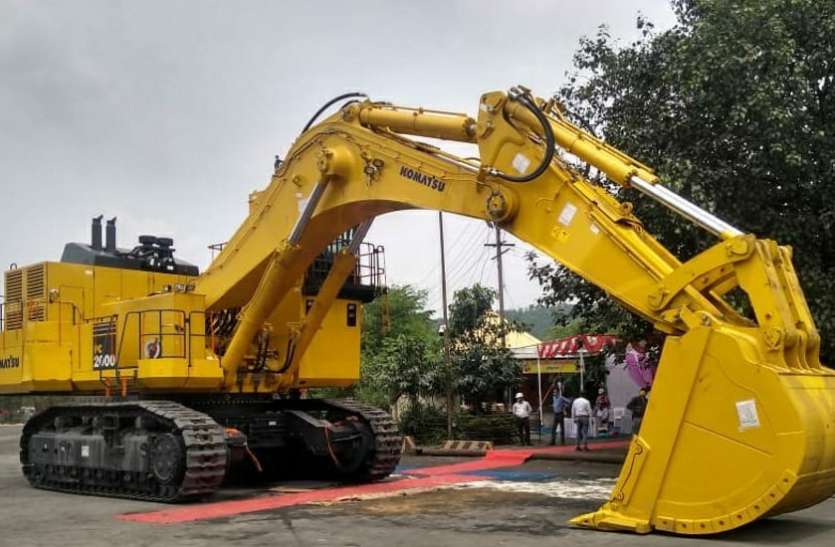 Five heavy machines like Hydraulic Shovel in NCL एनसीएल में आई हाईड्रौलिक शोवेल जैसी पांच हैवी मशीने