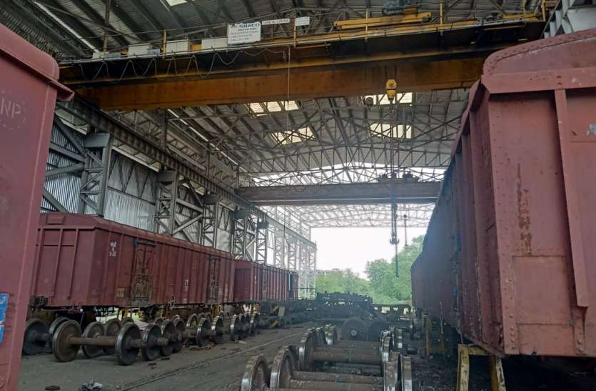 wagon-maintenance कोटा रेल मंडल ने वैगन रखरखाव में बना दिया रेकॉर्ड