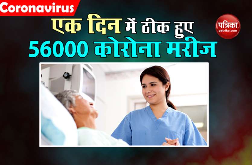 virus.jpg Covid-19 : भारत में एक दिन में ठीक हुए रिकॉर्ड 56000 Corona मरीज, रिकवरी रेट 70%