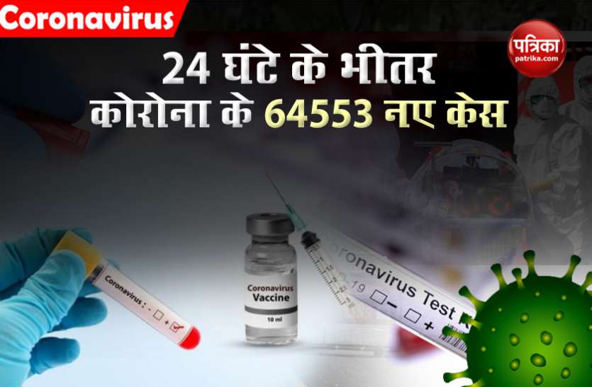 co.jpg Coronavirus Updates: India में 24 घंटे के भीतर Coronaके 64553 नए केस, एक हजार से अधिक मौतें