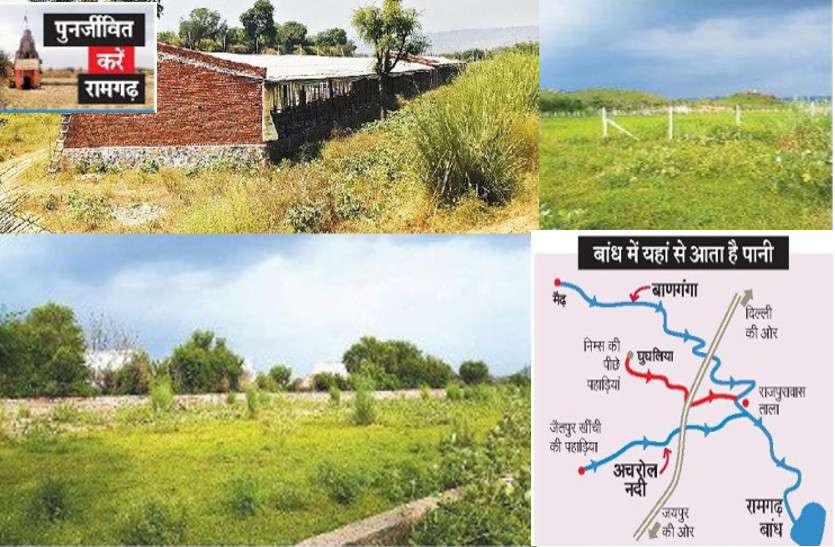 ramgadh_dam.jpg रिकॉर्ड बारिश के बाद भी रामगढ़ बांध में पानी नहीं पहुंचना बना चर्चा का विषय