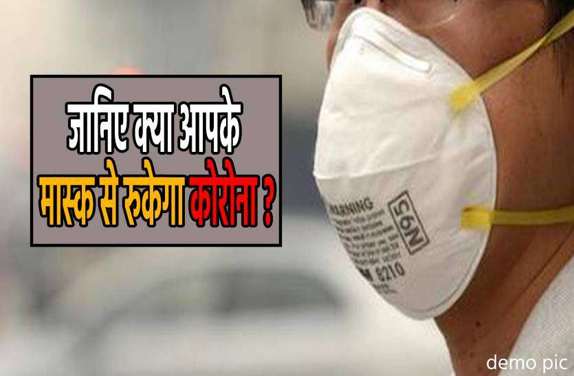 mask.jpg जानिए क्या आपका मास्क रोक पाएगा कोरोना ?