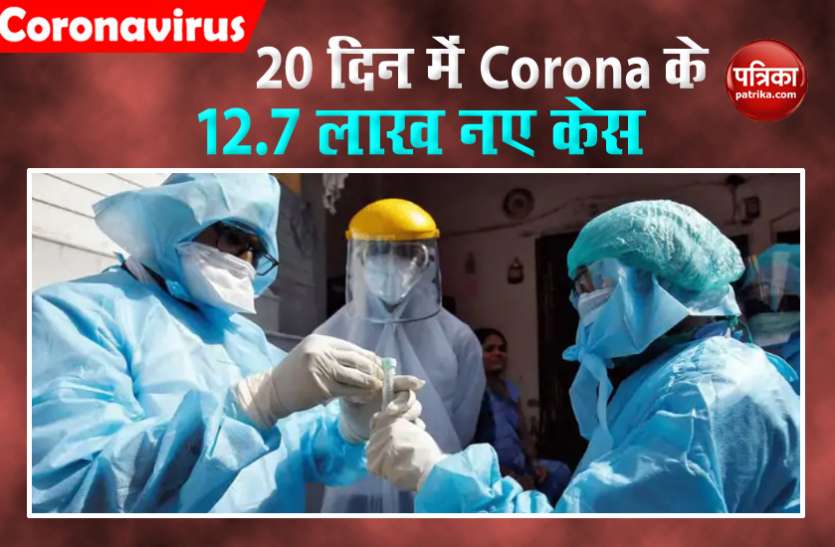 corona.jpg Covid-19 : अगस्त में भारत ने अमरीका को पीछे छोड़ा, अब Corona की रफ्तार सबसे बड़ी मुसीबत