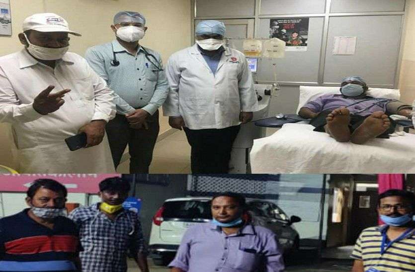 Live from Corona saved the life of the infected for the second time in bhilwara कोरोना से जीते नर्सिग स्टाफ ने दूसरी बार बचाई कोरोना संक्रमित की जान