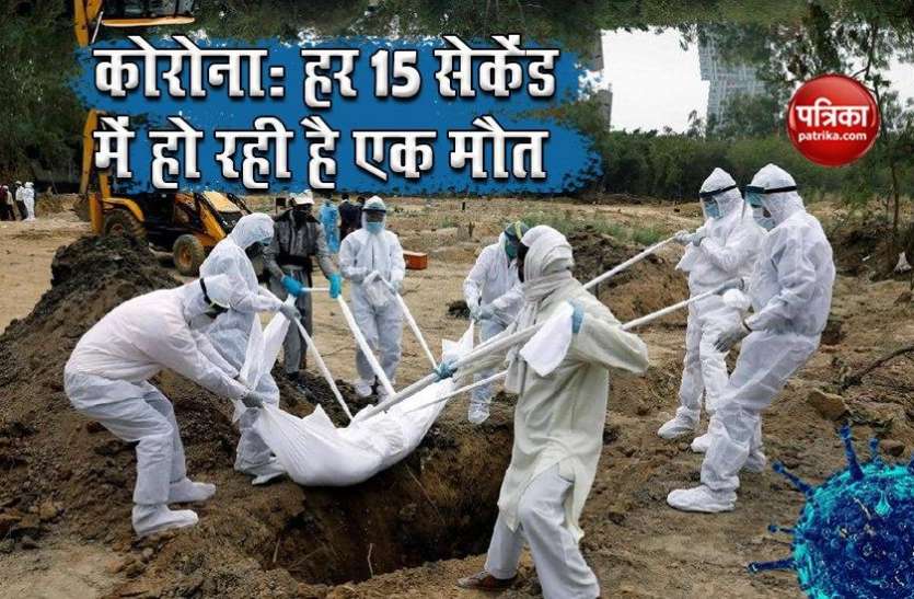 One death is happening every 15 seconds in the world due to corona Corona का कहर: दुनिया में हर 15 सेकेंड में हो रही है एक मौत, बढ़ सकता है आंकड़ा !
