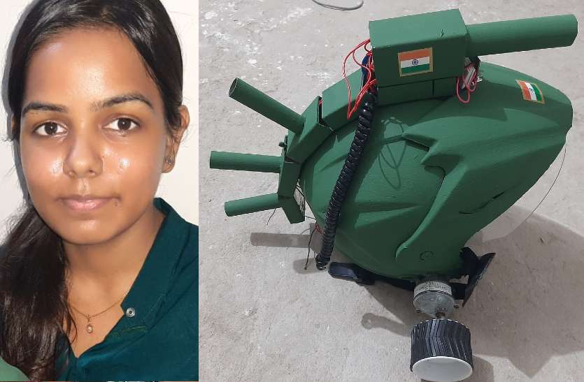 Robo Helmet वाराणसी में इंजीनियरिंग की छात्रा ने बनाया रोबो हेलमेट, सैनिकों की बचाएगा, गोलियां भी चलाएगा
