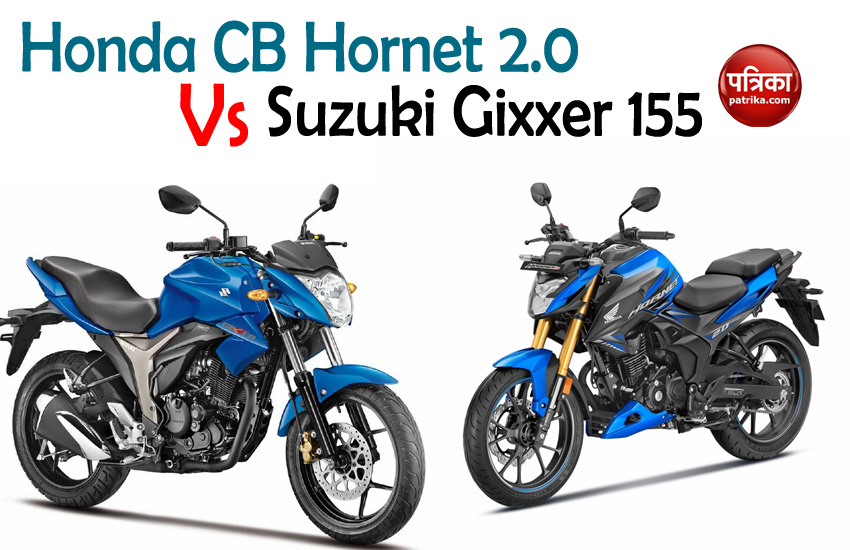 Honda Hornet 2.0 vs Suzuki Gixxer 155