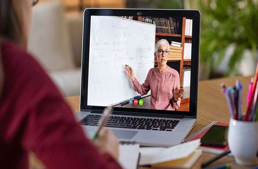 online class vedio 12वीं की ऑनलाइन क्लास में शामिल हुए 13 हजार से अधिक स्टूडेंट्स