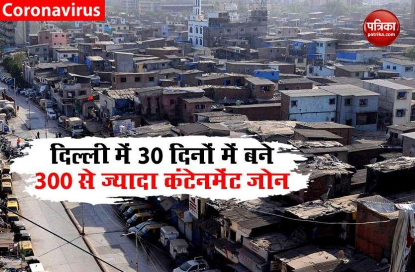 delhi_containment_zones_increased_very_fast.jpg पिछले 30 दिनों में Delhi में बनाए गए 300 से अधिक Containment Zone, बढ़ रही है Corona संक्रमण की रफ्तार!