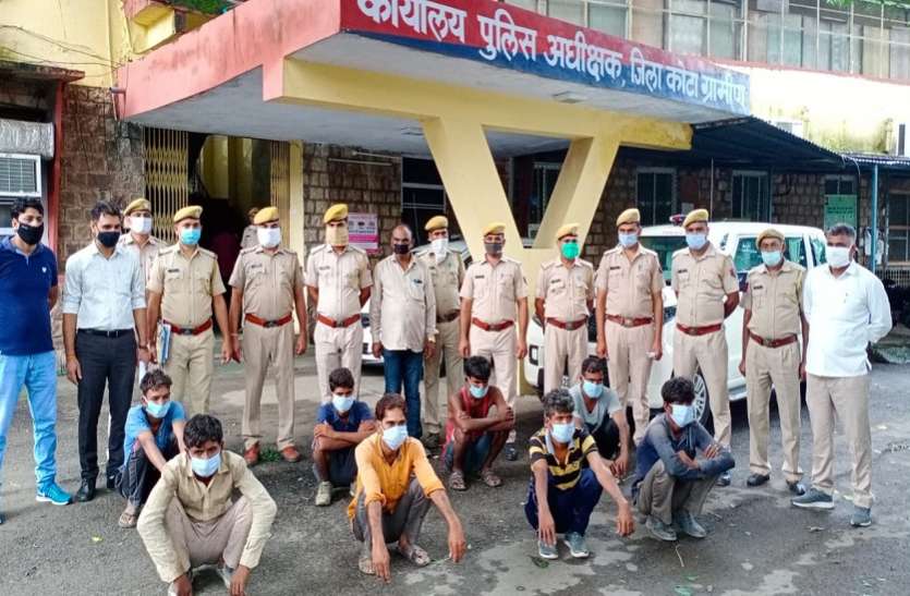 Kota was robbed at a petrol pump कोटा में पेट्रोल पंप पर होने वाली थी लूट