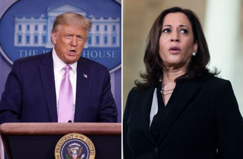 Donald Trump and Kamala Harris Kamala Harris ने ईरान और पेरिस समझौते में वापसी का किया वादा, ट्रंप ने की तीखी आलोचना