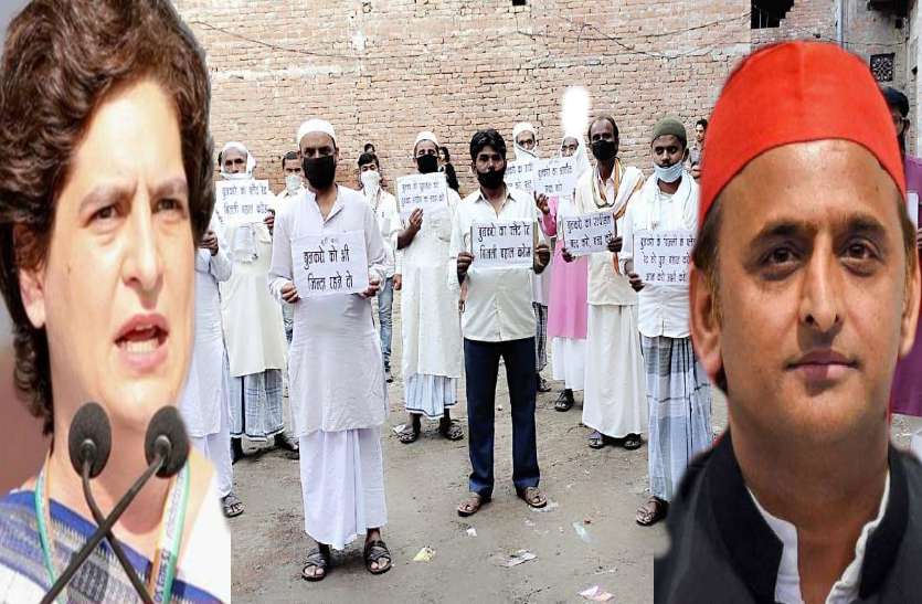 Weavers Protest बनारस में बुनकरों की मुर्री बंद, पावरलूम और हथकरघे खामोश, प्रियंका गांधी और अखिलेश ने भी दिया समर्थन