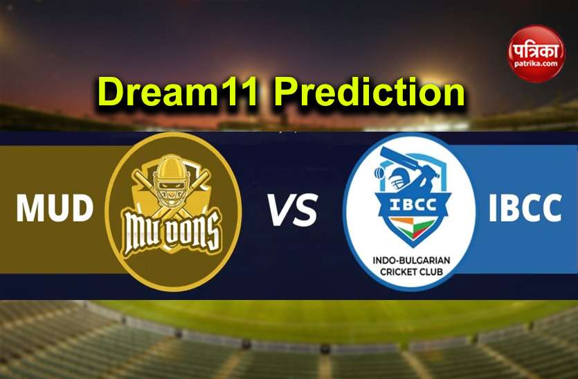 Dream11 Today's Predictions: Best Team MUD vs IBCC in ECS T10-Bulgaria Dream11 Today's Predictions: Best Team MUD vs IBCC in ECS T10-Bulgaria बेस्ट ड्रीम 11 टीम