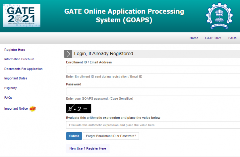 GATE 2021 Registration Process - GATE 2021 Application: गेट परीक्षा के लिए रजिस्ट्रेशन प्रक्रिया