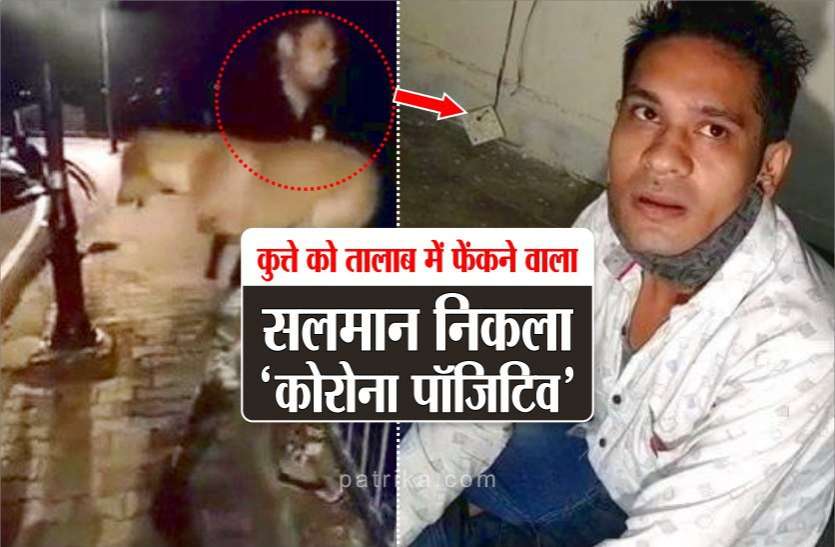 photo6273636189735070189.jpg कुत्ते को तालाब में फेंकने वाला सलमान निकला 'कोरोना पॉजिटिव', पुलिसकर्मियों में मचा हड़कंप