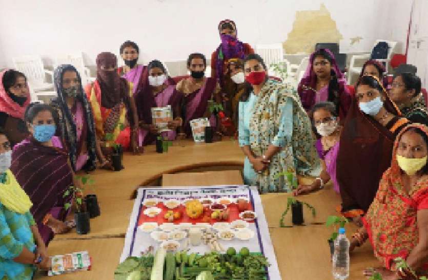 पोषण की महत्ता एवं संतुलित आहार समझाया पोषण की महत्ता एवं संतुलित आहार समझाया