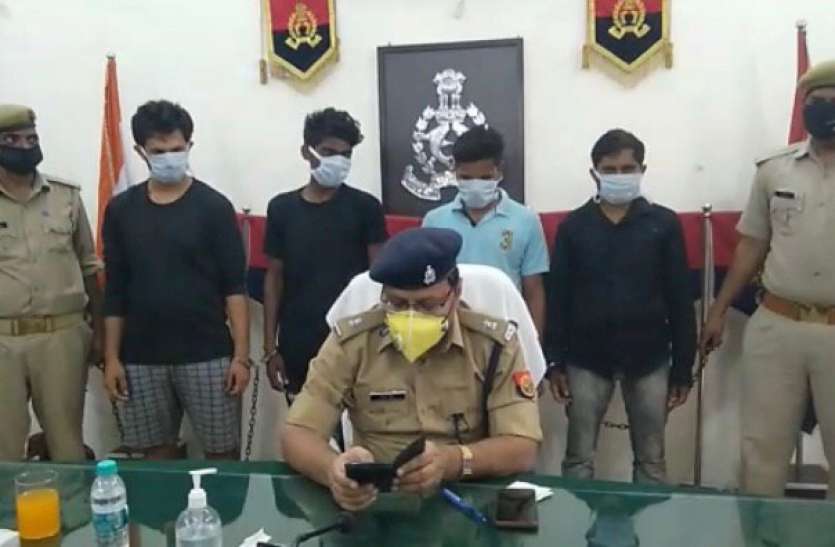 photo6280386838942296566.jpg पुलिस और बदमाशों में मुठभेड़, चार लुटेरे गिरफ़्तार